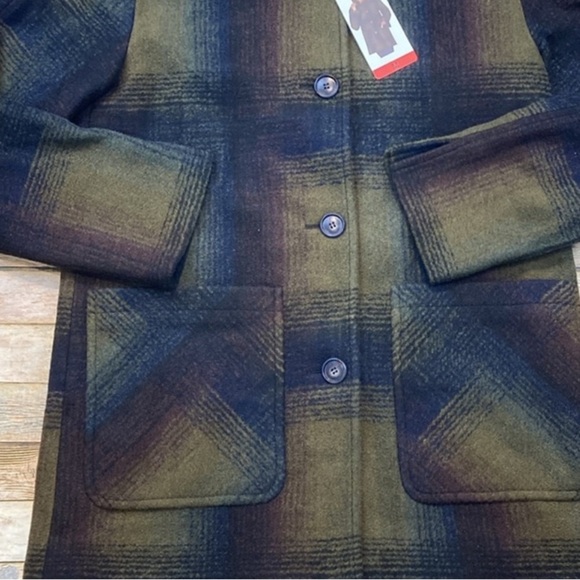 New Pendleton Pea Coat Wool Blend - Picture 5 of 7